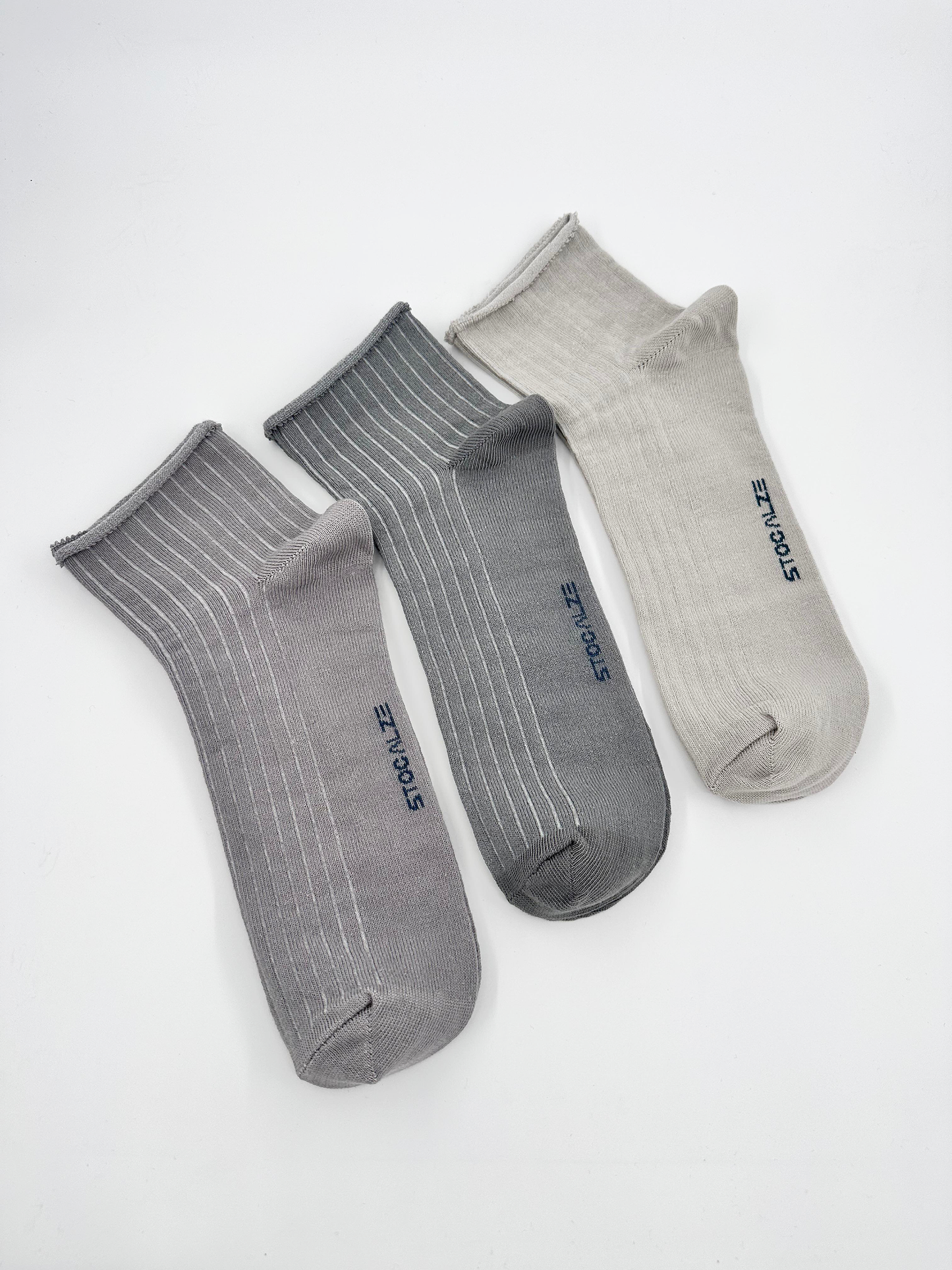 Lastiksiz Gri Çorap